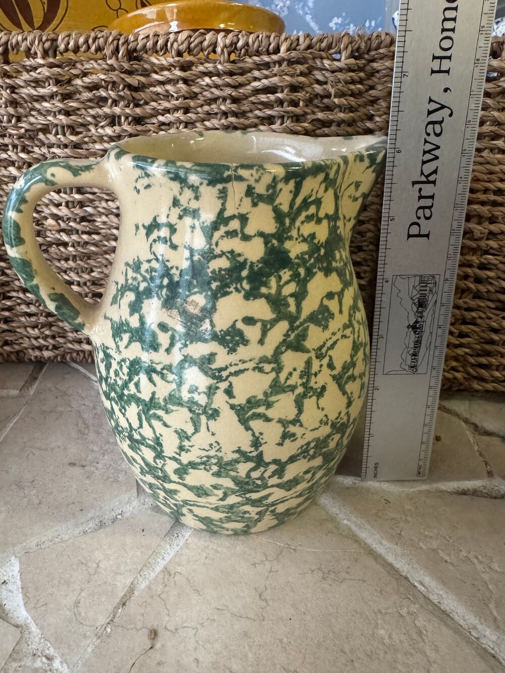Vintage Robinson Rainsbottom pottery pitcher or vase